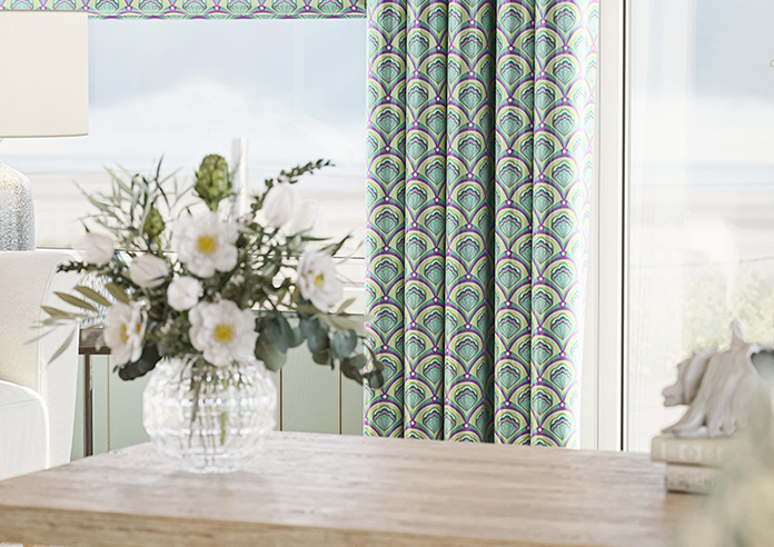 Deco Sea Shells, Neopolitan - Made To Measure Curtains - Image 5